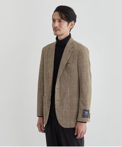 【新品・未使用】 TAKEO KIKUCHI 千鳥格子柄テーラードジャケット M 尾州織】ウールブレンド ムリネ千鳥ジャケット/ セットアップ