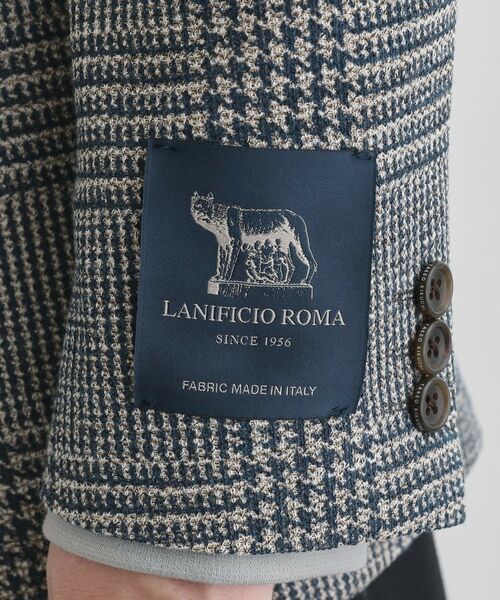 TAKEO KIKUCHI / タケオキクチ テーラードジャケット | グレンチェックプリント ジャージ ジャケット | 詳細12