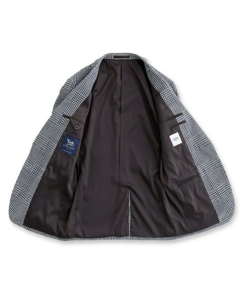 TAKEO KIKUCHI / タケオキクチ テーラードジャケット | グレンチェックプリント ジャージ ジャケット | 詳細14