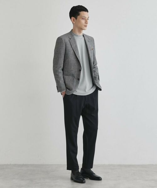 TAKEO KIKUCHI / タケオキクチ テーラードジャケット | グレンチェックプリント ジャージ ジャケット | 詳細17