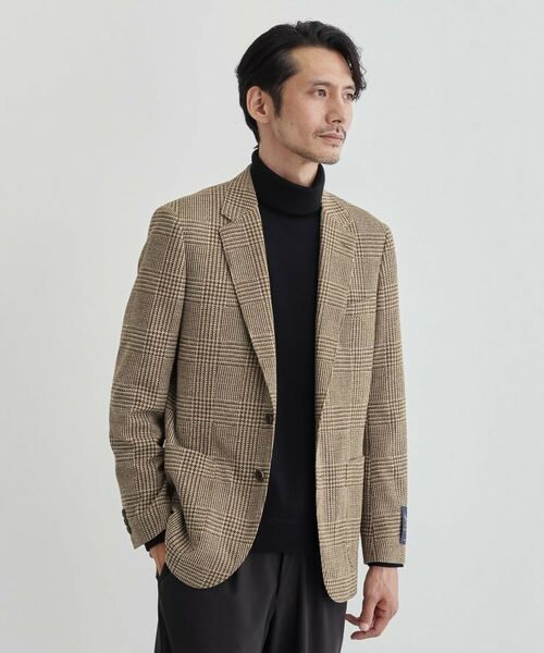 TAKEO KIKUCHI / タケオキクチ テーラードジャケット | グレンチェックプリント ジャージ ジャケット | 詳細19