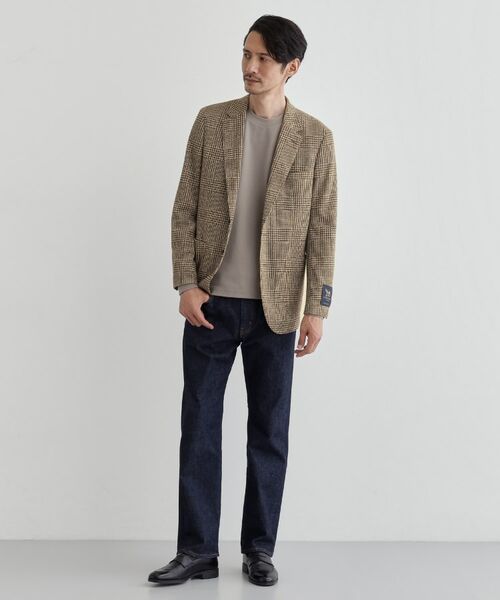 TAKEO KIKUCHI / タケオキクチ テーラードジャケット | グレンチェックプリント ジャージ ジャケット | 詳細21