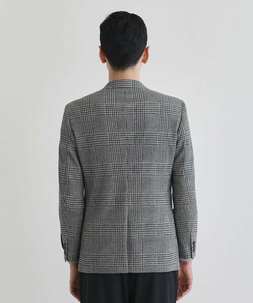 TAKEO KIKUCHI / タケオキクチ テーラードジャケット | グレンチェックプリント ジャージ ジャケット | 詳細4