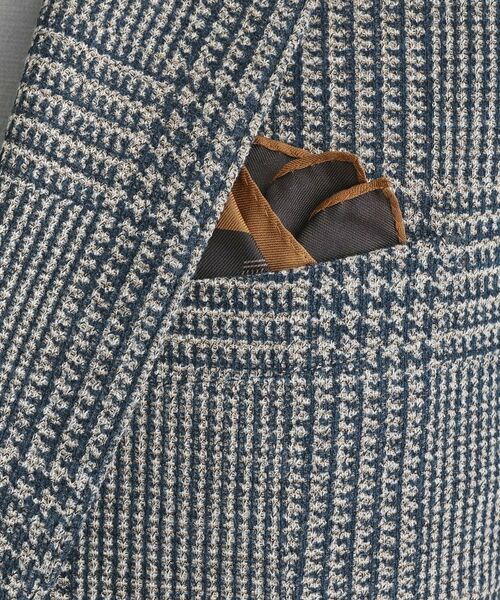 TAKEO KIKUCHI / タケオキクチ テーラードジャケット | グレンチェックプリント ジャージ ジャケット | 詳細7