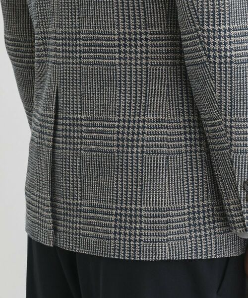 TAKEO KIKUCHI / タケオキクチ テーラードジャケット | グレンチェックプリント ジャージ ジャケット | 詳細9