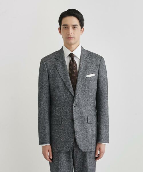 TAKEO KIKUCHI / タケオキクチ テーラードジャケット | 尾州織 シルクネップジャージ ジャケット | 詳細14