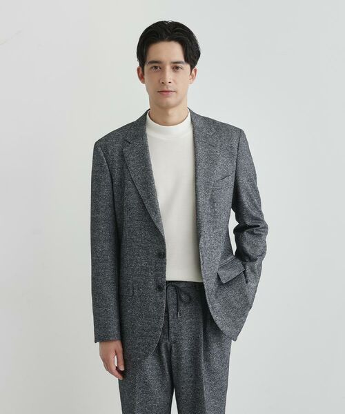 TAKEO KIKUCHI / タケオキクチ テーラードジャケット | 尾州織 シルクネップジャージ ジャケット | 詳細19