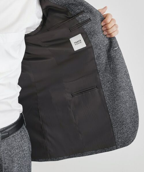 TAKEO KIKUCHI / タケオキクチ テーラードジャケット | 尾州織 シルクネップジャージ ジャケット | 詳細8