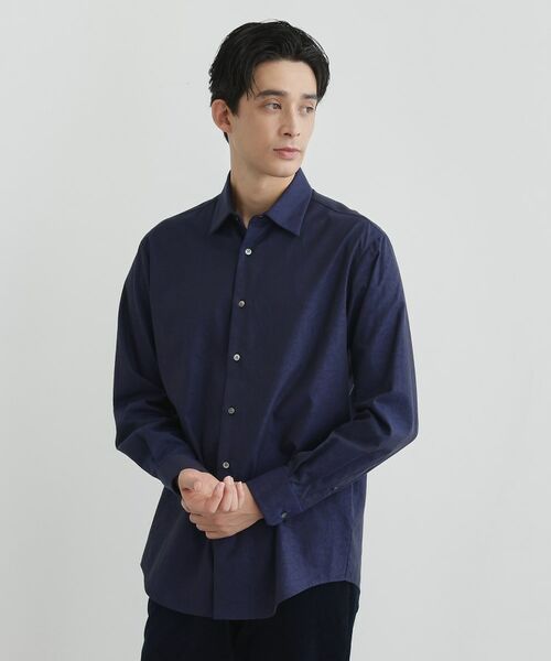 TAKEO KIKUCHI / タケオキクチ シャツ・ブラウス | ランダムロゴ ドビーシャツ | 詳細10