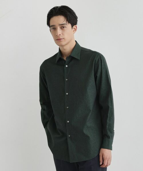 TAKEO KIKUCHI / タケオキクチ シャツ・ブラウス | ランダムロゴ ドビーシャツ | 詳細14