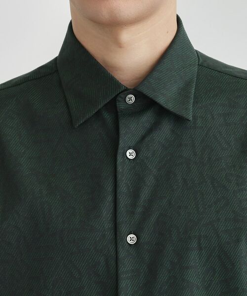 TAKEO KIKUCHI / タケオキクチ シャツ・ブラウス | ランダムロゴ ドビーシャツ | 詳細5