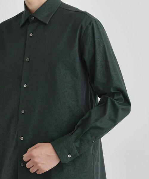 TAKEO KIKUCHI / タケオキクチ シャツ・ブラウス | ランダムロゴ ドビーシャツ | 詳細6