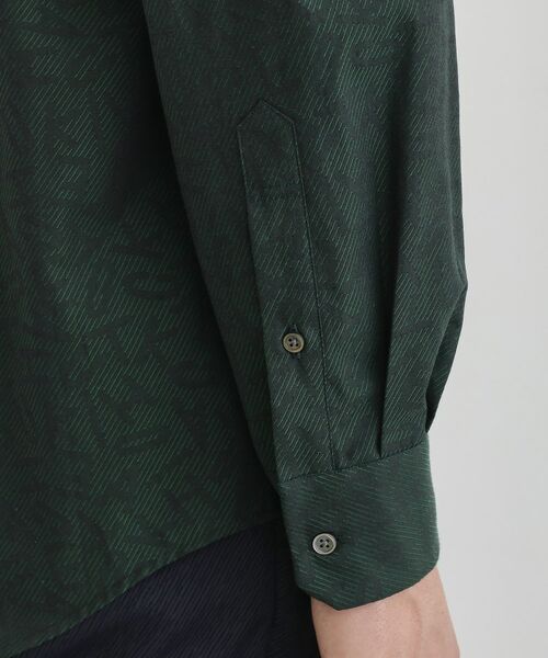 TAKEO KIKUCHI / タケオキクチ シャツ・ブラウス | ランダムロゴ ドビーシャツ | 詳細8