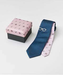 TAKEO KIKUCHI / タケオキクチ 服飾雑貨 | 【BOXセット】バスケットムジチェンジネクタイ×眼鏡型タイバー