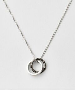 TAKEO KIKUCHI / タケオキクチ ネックレス・ペンダント・チョーカー | カラードトップ ダブルリングネックレス