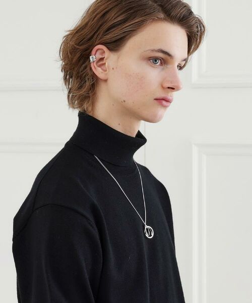 TAKEO KIKUCHI / タケオキクチ ネックレス・ペンダント・チョーカー | カラードトップ ダブルリングネックレス | 詳細15