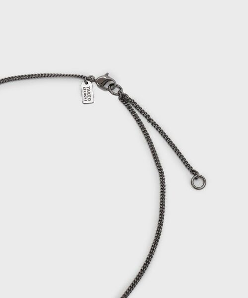 TAKEO KIKUCHI / タケオキクチ ネックレス・ペンダント・チョーカー | ブラックラインリングトップネックレス | 詳細4
