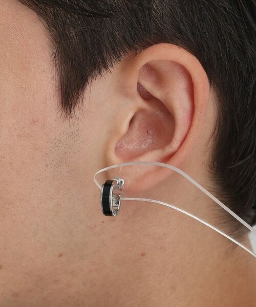 TAKEO KIKUCHI / タケオキクチ ピアス・イヤリング | ブラックエポラインピアス | 詳細5