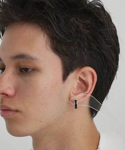 TAKEO KIKUCHI / タケオキクチ ピアス・イヤリング | ブラックエポラインピアス | 詳細6