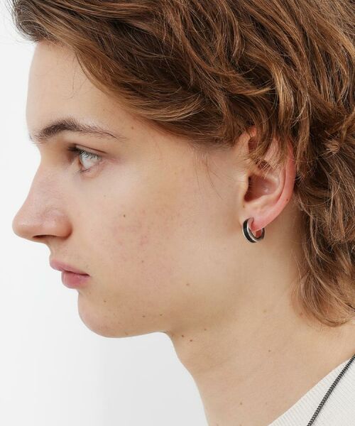 TAKEO KIKUCHI / タケオキクチ ピアス・イヤリング | ブラックエポラインピアス | 詳細7
