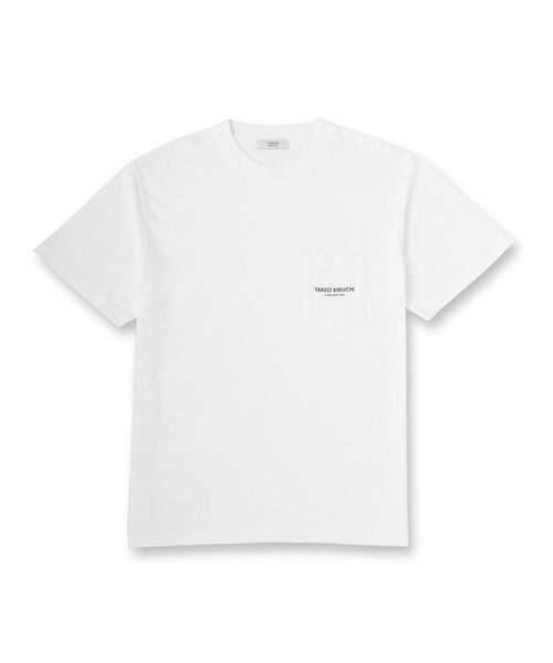 TAKEO KIKUCHI / タケオキクチ Tシャツ | 【LIMITED】EST.1984ワンポイントロゴTシャツ | 詳細1