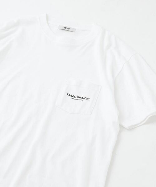TAKEO KIKUCHI / タケオキクチ Tシャツ | 【LIMITED】EST.1984ワンポイントロゴTシャツ | 詳細25