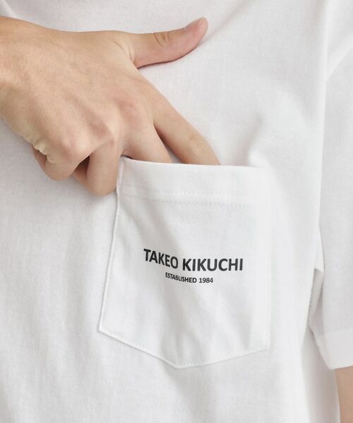 TAKEO KIKUCHI / タケオキクチ Tシャツ | 【LIMITED】EST.1984ワンポイントロゴTシャツ | 詳細7