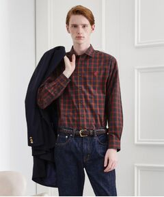 TAKEO KIKUCHI / タケオキクチ シャツ・ブラウス | 【LIMITED】ダークチェック長袖シャツ