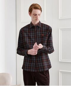 TAKEO KIKUCHI / タケオキクチ シャツ・ブラウス | 【LIMITED】ダークチェック長袖シャツ