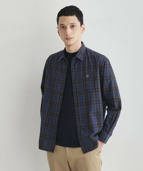 TAKEO KIKUCHI / タケオキクチ シャツ・ブラウス | 【LIMITED】ダークチェック長袖シャツ | 詳細10