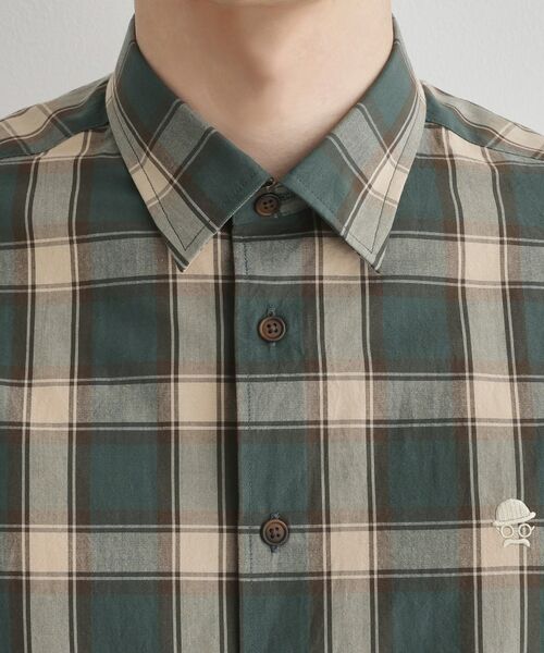 TAKEO KIKUCHI / タケオキクチ シャツ・ブラウス | 【LIMITED】ダークチェック長袖シャツ | 詳細21