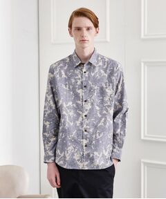 TAKEO KIKUCHI / タケオキクチ シャツ・ブラウス | 【LIMITED】フラワープリント長袖シャツ