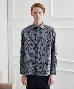 TAKEO KIKUCHI / タケオキクチ シャツ・ブラウス | 【LIMITED】フラワープリント長袖シャツ