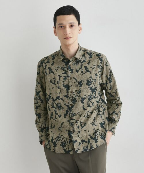 TAKEO KIKUCHI / タケオキクチ シャツ・ブラウス | 【LIMITED】フラワープリント長袖シャツ | 詳細10