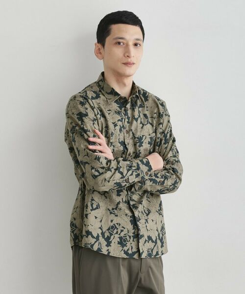 TAKEO KIKUCHI / タケオキクチ シャツ・ブラウス | 【LIMITED】フラワープリント長袖シャツ | 詳細11