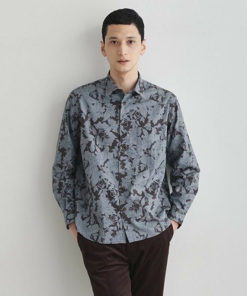 TAKEO KIKUCHI / タケオキクチ シャツ・ブラウス | 【LIMITED】フラワープリント長袖シャツ | 詳細14