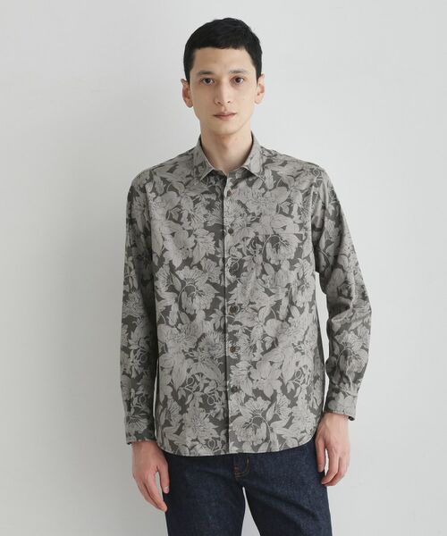 TAKEO KIKUCHI / タケオキクチ シャツ・ブラウス | 【LIMITED】フラワープリント長袖シャツ | 詳細18