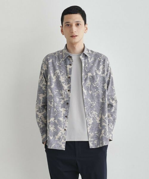 TAKEO KIKUCHI / タケオキクチ シャツ・ブラウス | 【LIMITED】フラワープリント長袖シャツ | 詳細2