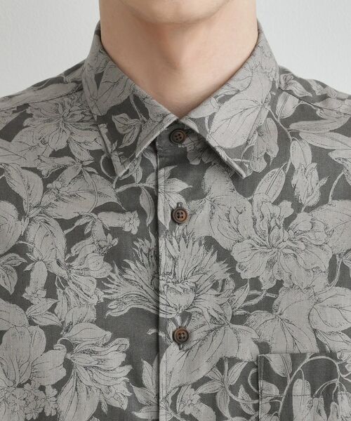 TAKEO KIKUCHI / タケオキクチ シャツ・ブラウス | 【LIMITED】フラワープリント長袖シャツ | 詳細25