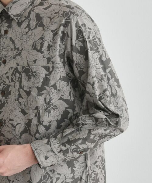 TAKEO KIKUCHI / タケオキクチ シャツ・ブラウス | 【LIMITED】フラワープリント長袖シャツ | 詳細27