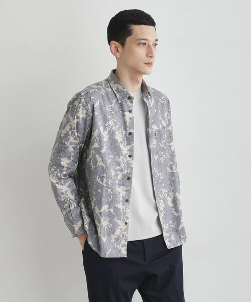 TAKEO KIKUCHI / タケオキクチ シャツ・ブラウス | 【LIMITED】フラワープリント長袖シャツ | 詳細3