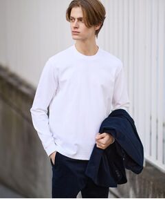 TAKEO KIKUCHI / タケオキクチ カットソー | 【Ｓサイズ～】ストレッチ テーラードＴシャツ