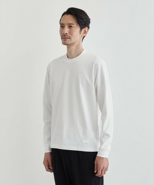 TAKEO KIKUCHI/タケオキクチ 【Sサイズ~】ストレッチ ポンチ テーラード Tシャツ ホワイト(001) 02(M) TAKEO KIKUCHI/タケオキクチ 【Sサイズ~】ストレッチ ポンチ テーラード Tシャツ ホワイト(001) 02(M)