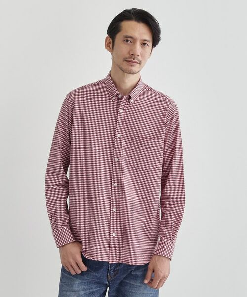 TAKEO KIKUCHI / タケオキクチ シャツ・ブラウス | 【抗菌防臭】サッカーギンガムチェック ボタンダウンシャツ | 詳細15