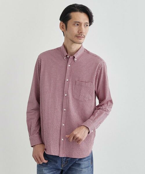 TAKEO KIKUCHI / タケオキクチ シャツ・ブラウス | 【抗菌防臭】サッカーギンガムチェック ボタンダウンシャツ | 詳細16