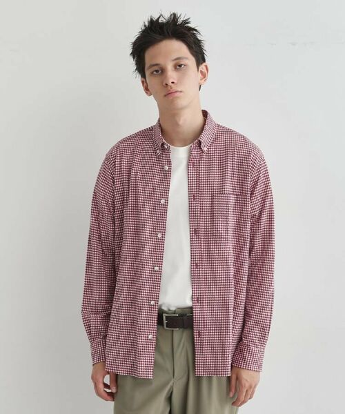 TAKEO KIKUCHI / タケオキクチ シャツ・ブラウス | 【抗菌防臭】サッカーギンガムチェック ボタンダウンシャツ | 詳細27