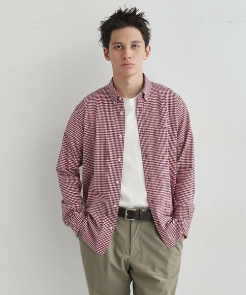 TAKEO KIKUCHI / タケオキクチ シャツ・ブラウス | 【抗菌防臭】サッカーギンガムチェック ボタンダウンシャツ | 詳細28
