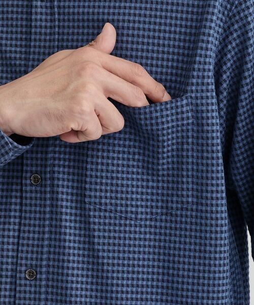 TAKEO KIKUCHI / タケオキクチ シャツ・ブラウス | 【抗菌防臭】サッカーギンガムチェック ボタンダウンシャツ | 詳細7