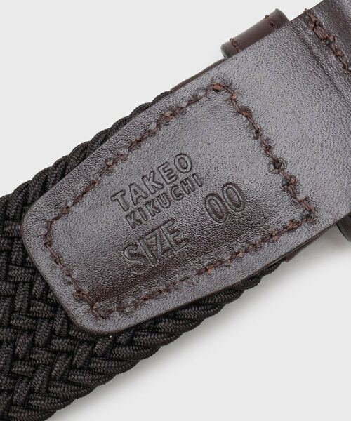 TAKEO KIKUCHI / タケオキクチ ベルト・サスペンダー | ドモドッソラ ゴムメッシュベルト | 詳細4