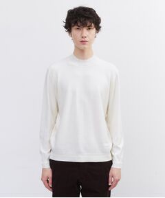 TAKEO KIKUCHI / タケオキクチ ニット・セーター | 【Sサイズ～】ハイゲージ モックネック ニット プルオーバー